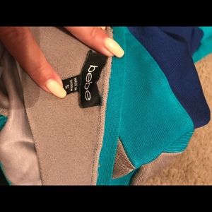 Bebe Blue Bandage Dress